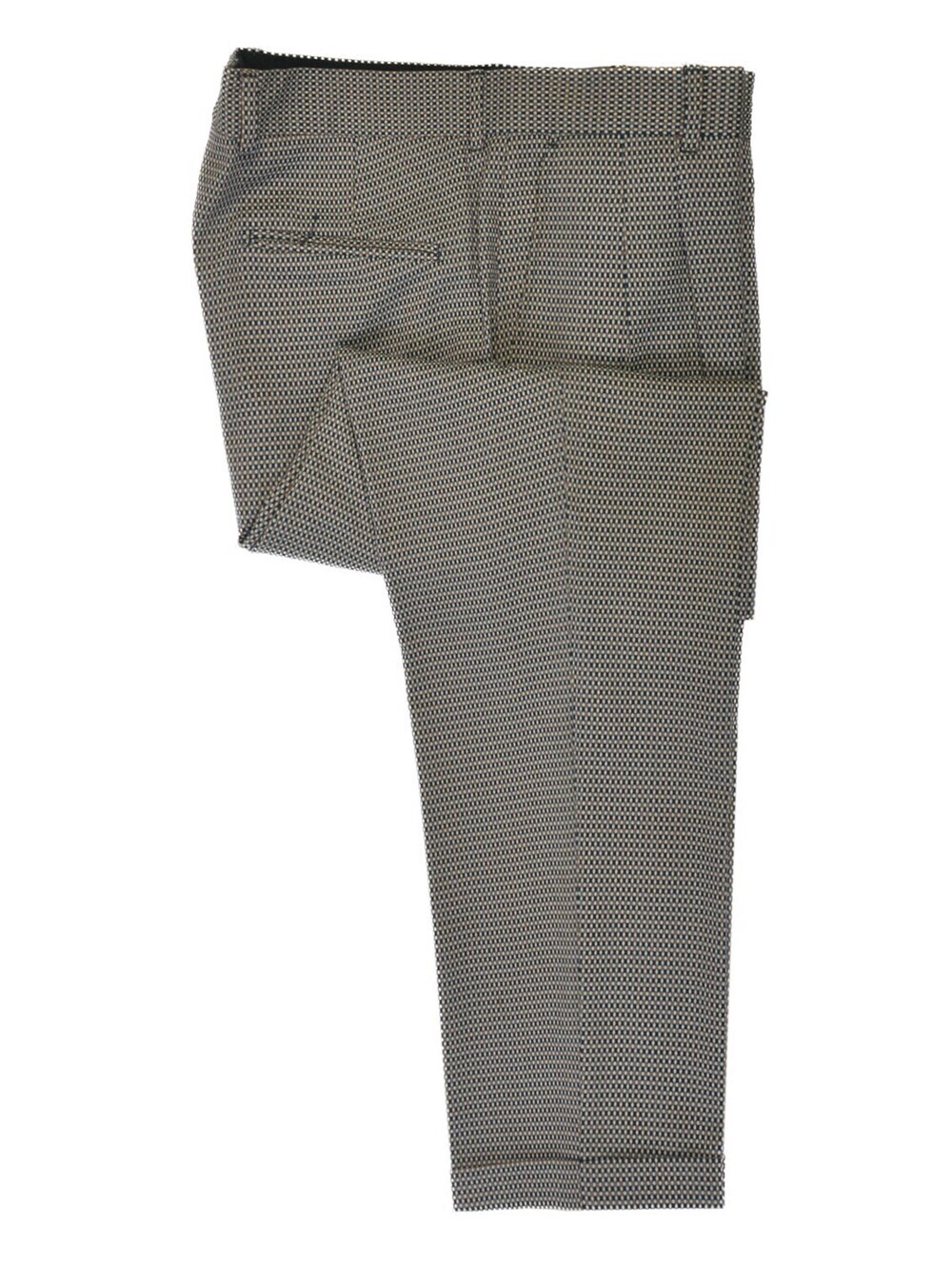 Homme+ Brown Print Shxfine Oslo Crop Trousers 38 35326